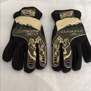 Arctic Cat Black and tan  Gloves